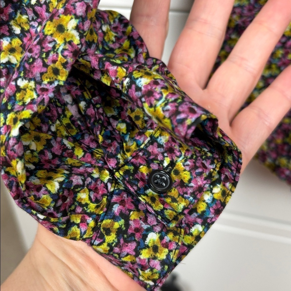 J. Crew Women's Floral Liberty Fabric Blouse - Size 6 - Picture 5 of 9
